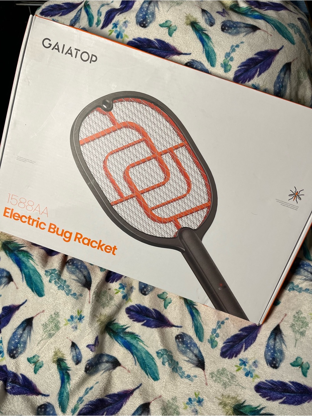 GAIATOP Electric Bug Racket - Orange & Black